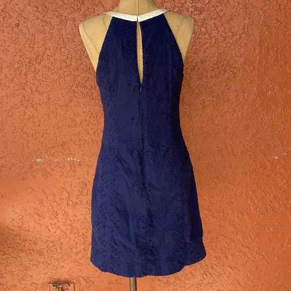Lilly Pulitzer Pearl Navy Shift Dress - Picture 5 of 6